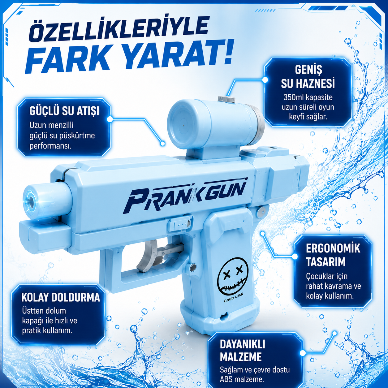 Funny Toys - Prank Gun™ Şaka Silahı