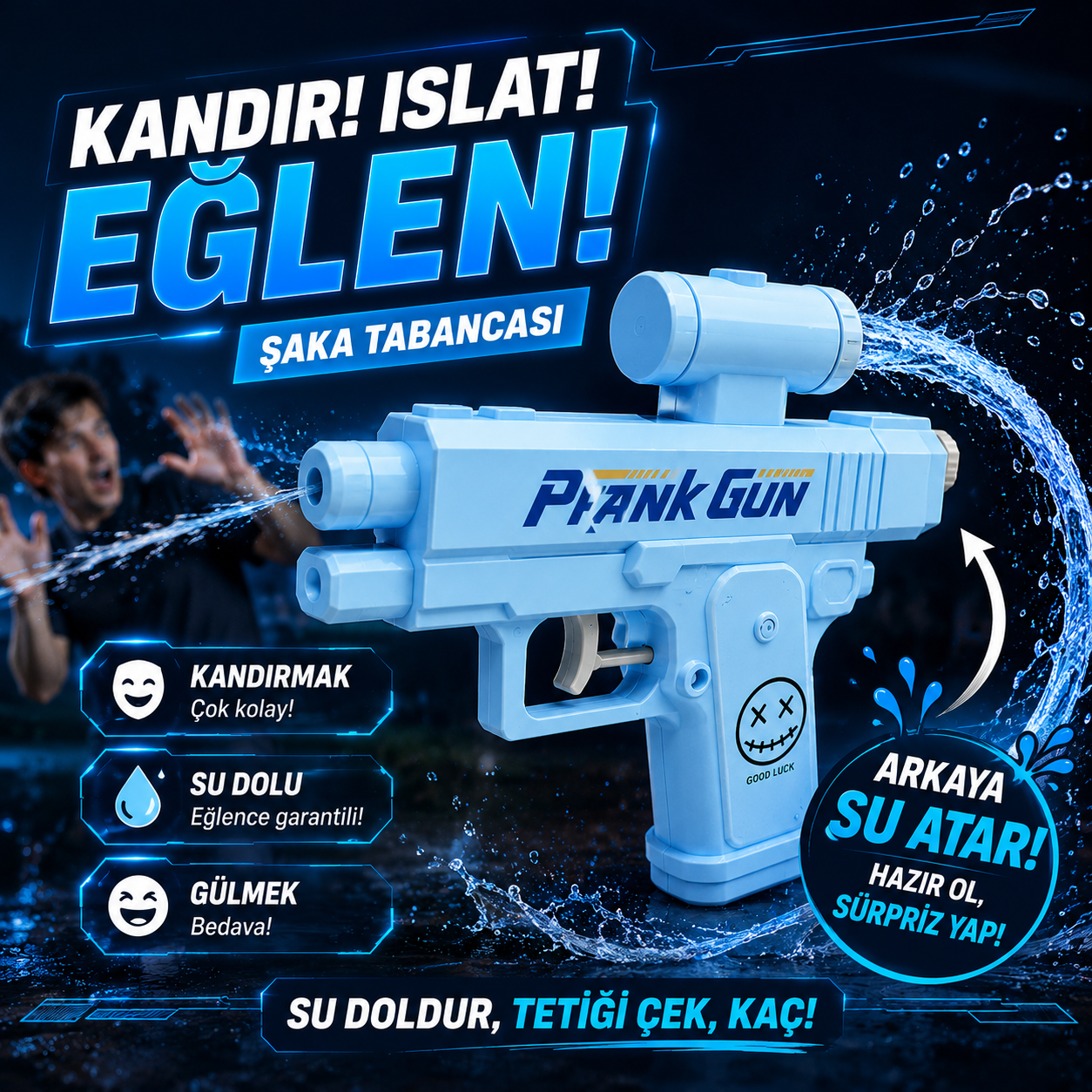 Funny Toys - Prank Gun™ Şaka Silahı